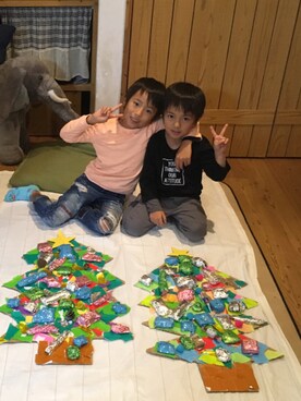 「きょうだい、男の子」｜89ninさん（キッズ・120cm）の秋コーディネート