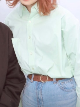 「ハイウエストストレートジーンズ」｜КАЙАさん（レディース・161cm）の春コーディネート