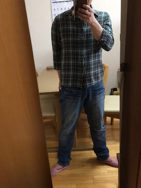 「ROXD（ロッド）のアイテム（パンツ）」を使った、☆ JIN ☆さん（メンズ・170cm）の春コーディネート