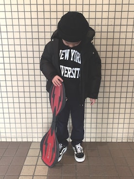 「BEAUTY&YOUTH UNITED ARROWS(ビューティーアンドユースユナイテッドアローズ)のアイテム」を使った、ayatakeさん(キッズ・110cm)の冬コーディネート