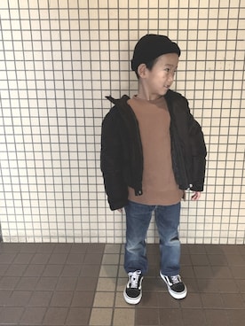 「BEAUTY&YOUTH UNITED ARROWS(ビューティーアンドユースユナイテッドアローズ)のアイテム」を使った、ayatakeさん(キッズ・110cm)の冬コーディネート