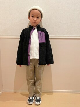「RACAL（ラカル）のアイテム」を使った、ayatakeさん（キッズ・120cm）の冬コーディネート