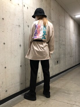 「春めきシューズ」｜「アイテム（ワンピース/ドレス）」を使った、リノさん（レディース・160cm）の春コーディネート