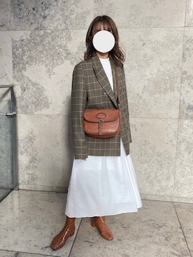 モエカさん(レディース・155cm)の秋コーディネート