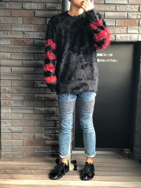 「SHAREEF（シャリーフ）のアイテム（スニーカー）」を使った、SENA☆さん（メンズ・179cm）の秋コーディネート