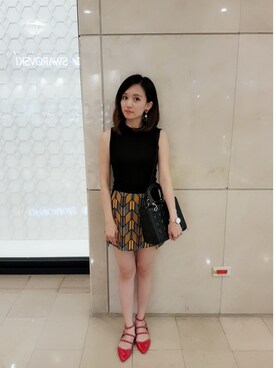 「ALDO（アルド）のアイテム（サンダル）」を使った、哲さん（レディース・158cm）の夏コーディネート
