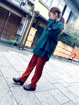 「CULLNI（クルニ）のアイテム」を使った、mimimiさん（レディース・156cm）の秋コーディネート