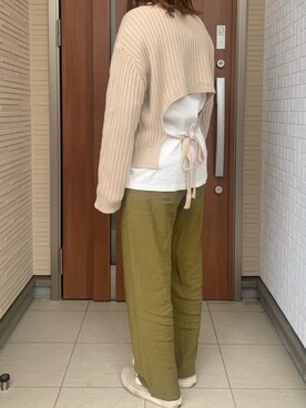 Rさん（レディース・156cm）の春コーディネート