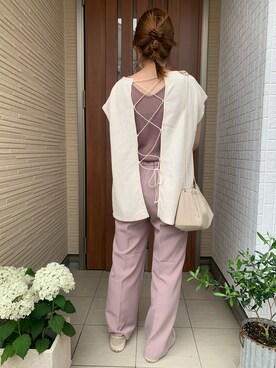 Rさん(レディース・156cm)の夏コーディネート