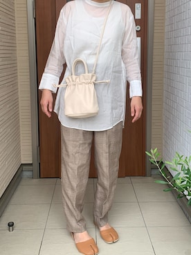 Rさん（レディース・156cm）の秋コーディネート