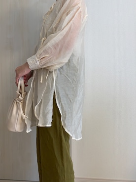 Rさん（レディース・156cm）の秋コーディネート