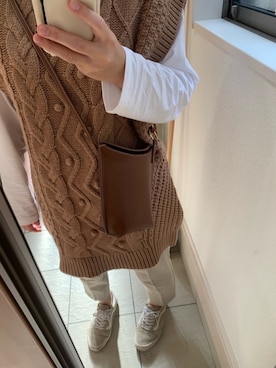 Rさん（レディース・156cm）の秋コーディネート