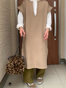 Rさん（レディース・156cm）の秋コーディネート