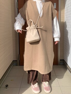 Rさん（レディース・156cm）の秋コーディネート