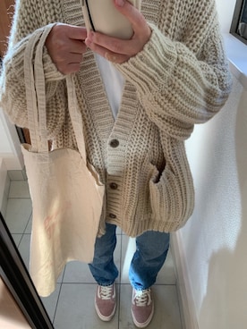 Rさん(レディース・156cm)の冬コーディネート