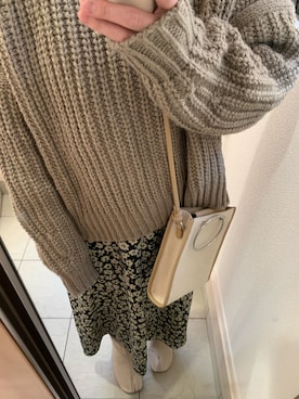 Rさん（レディース・156cm）の冬コーディネート