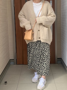 Rさん(レディース・156cm)の冬コーディネート