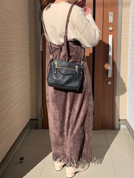 Rさん（レディース・156cm）の冬コーディネート