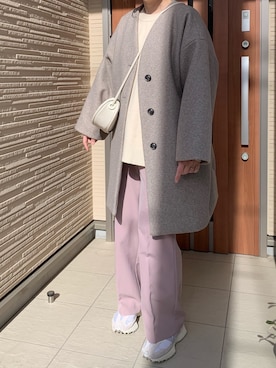 Rさん（レディース・156cm）の冬コーディネート