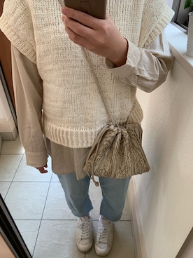 Rさん（レディース・156cm）の春コーディネート