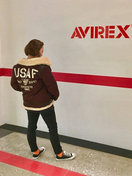 アビレックス70周年モデル。B-3ダウンレディースモデル。 U.S.A.F. 70th. ANNIVERSARY】 /avirex/ アヴィレックス