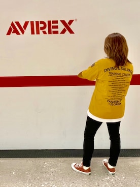 「マスタードイエロー」｜AIKAさん（レディース・156cm）の冬コーディネート