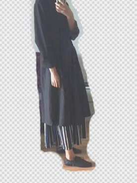 「FORK&SPOON（フォークアンドスプーン）のアイテム（バレエシューズ）」を使った、nnnowearさん（レディース・158cm）の冬コーディネート