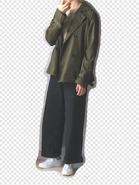 「BPQC（ビーピーキューシー）のアイテム」を使った、nnnowearさん（レディース・158cm）の秋コーディネート