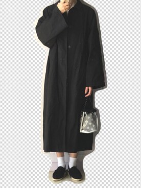 「LOWRYS FARM（ローリーズファーム）のアイテム（ポーチ）」を使った、nnnowearさん（レディース・158cm）の秋コーディネート