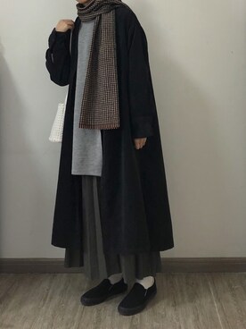 nnnowearさん（レディース・158cm）の冬コーディネート