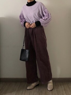 「LAZY SUSAN（レイジースーザン）のアイテム（PC・スマホグッズ/家電）」を使った、nnnowearさん（レディース・158cm）の春コーディネート