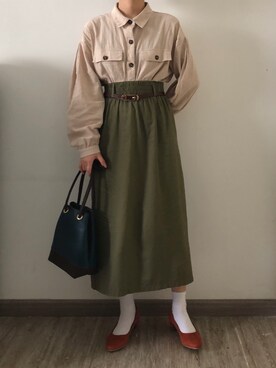 nnnowearさん（レディース・158cm）の春コーディネート