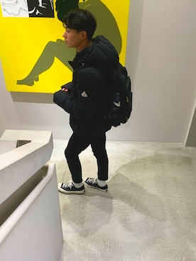 「ct70」｜「アイテム（ダウンジャケット/コート）」を使った、いーけんさん（メンズ・168cm）の冬コーディネート