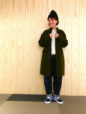 「orcival」｜「アイテム（モッズコート）」を使った、うまもちさん（レディース・162cm）の秋コーディネート