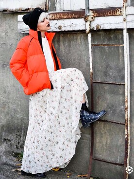 「fluffy」｜Rebeccaさん（レディース・168cm）の冬コーディネート