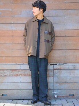 「STUDIOUS（ステュディオス）のアイテム（ブルゾン）」を使った、kyoheyさん（メンズ・178cm）の冬コーディネート
