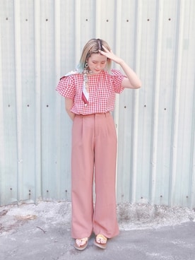 LUYAさん（レディース・164cm）の夏コーディネート