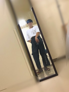 「PARADOX（パラドックス）のアイテム（パンツ）」を使った、みなみさん（メンズ・173cm）の夏コーディネート