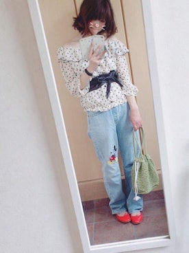 「crolla（クローラ）のアイテム」を使った、ぺこりんごさん（レディース・167cm）の春コーディネート