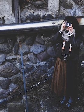 やまさきさん（レディース・166cm）の冬コーディネート