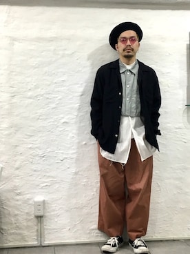 「CLASS（クラス）のアイテム（トップス）」を使った、T-9さん（メンズ・164cm）の春コーディネート
