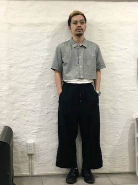 「CLASS（クラス）のアイテム（トップス）」を使った、T-9さん（メンズ・164cm）の夏コーディネート