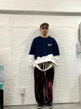 「インコ」｜T-9さん（メンズ・164cm）の冬コーディネート