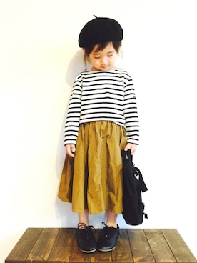 CHIIIICOさん（キッズ・100cm）の秋コーディネート