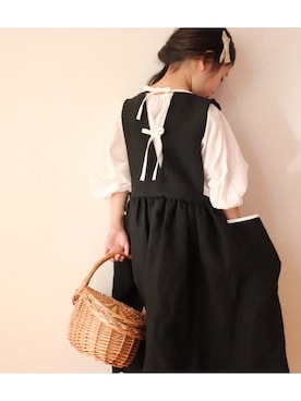 「エプロン」｜CHIIIICOさん（キッズ・110cm）の冬コーディネート