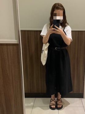 「アイテム（ワンピース/ドレス）」を使った、わにさん（レディース・151cm・10代）の夏コーディネート