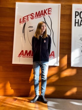 「HYSTERIC GLAMOUR（ヒステリックグラマー）のアイテム（その他アウター）」を使った、hyscocco43さん（メンズ・165cm）の冬コーディネート