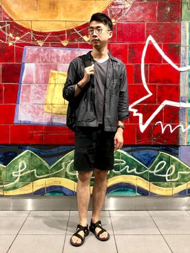 「Gregory」｜「アイテム（腕時計）」を使った、Nick さん（メンズ・178cm）の夏コーディネート
