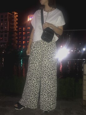 「EMODA（エモダ）のアイテム（ボディバッグ/ウエストポーチ）」を使った、2019さん（レディース・153cm）の秋コーディネート