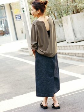 IENA LA BOUCLE アムンゼン 後ろカシュクールチェーンブラウス◇を使っ 